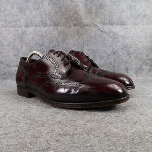 ET Wright Shoes Mens 10 Oxford Derby Wingtip Brogue Leather Classic Dress Formal